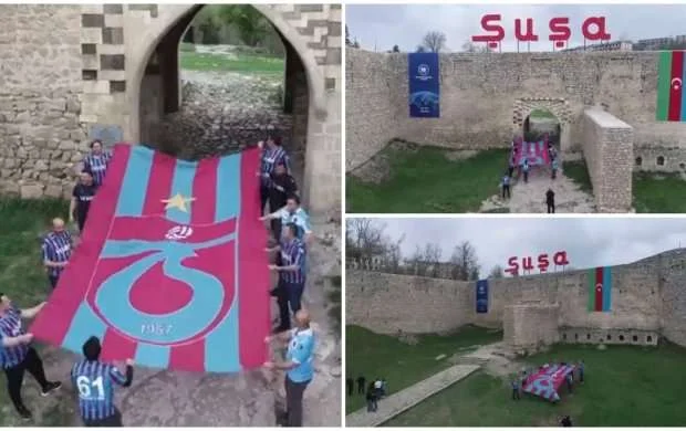 "Trabzonspor" azarkeşləri Şuşada - VİDEO 