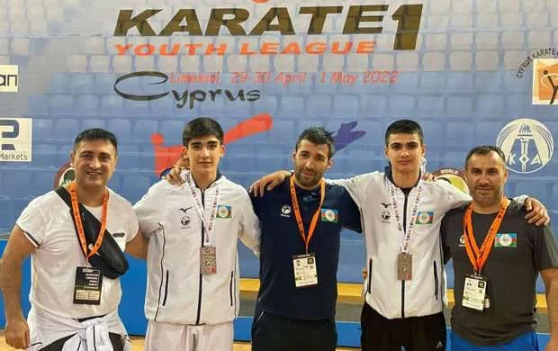 Azərbaycan karateçilərindən Kiprdə iki gümüş medal 