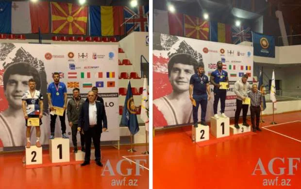 Azərbaycan güləşçilərindən Albaniyada 2 medal 