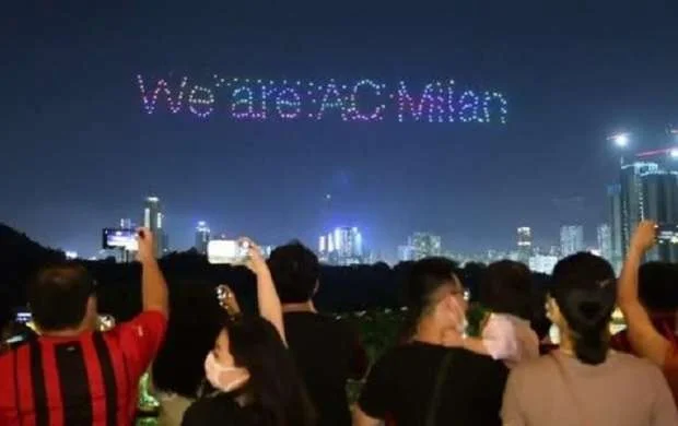 Hava dronlarından "Milan"a möhtəşəm təbrik - VİDEO 