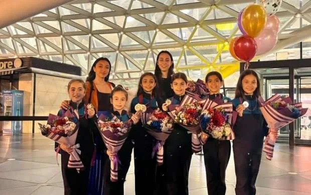 Gimnastlarımız Monteneqrodan 6 medalla qayıtdı 