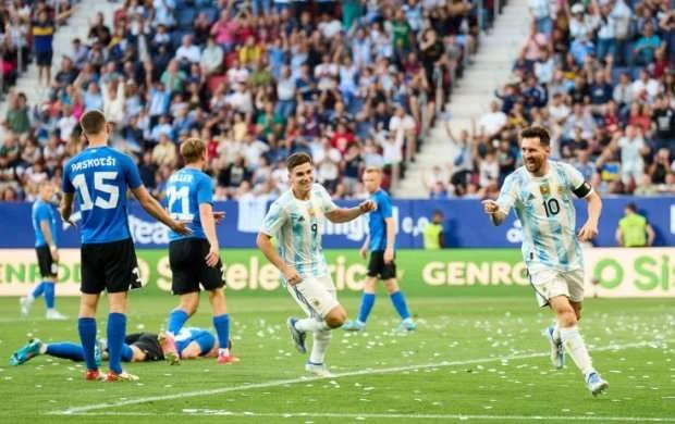 Argentinadan darmadağın, Messidən penta-trik 