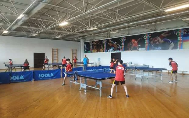 Stolüstü tennisçilər Avropa çempionatına hazırlaşırlar 