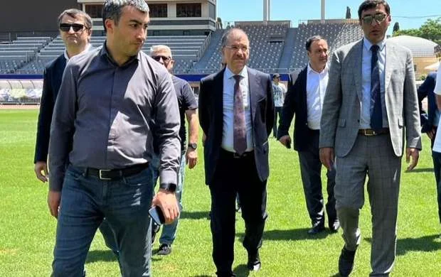 Fərid Qayıbov “Qarabağ” – “Lex” matçının keçiriləcəyi stadionda - FOTOLAR 
