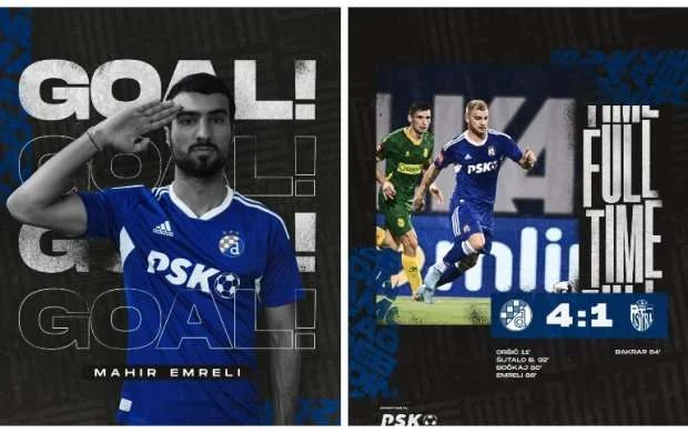 "Dinamo Zaqreb" qələbə qazandı, Mahir Emreli fərqləndi 