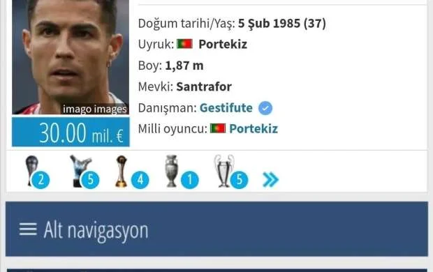 Şok: Ronaldu "Qalatasaray"da?  