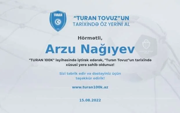 Millət vəkili estafeti kimə ötürdü? - "Turan 100k" layihəsi 