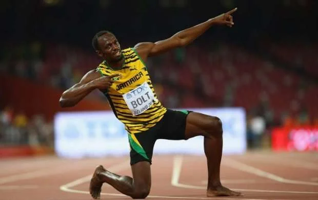 Useyn Bolt qələbə pozasını ticarət nişanına çevirəcək - FOTO 