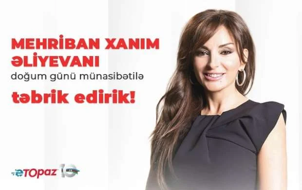 "ETOPAZ" Azərbaycanın birinci xanımını belə təbrik etdi - VİDEO 