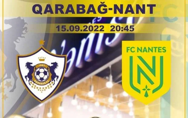 "Qarabağ" - "Nant" matçının həyacanını "Xəmsə"də yaşa! (R) 