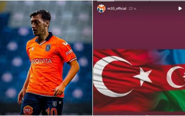 Məsut Özildən Azərbaycana dəstək - FOTO 