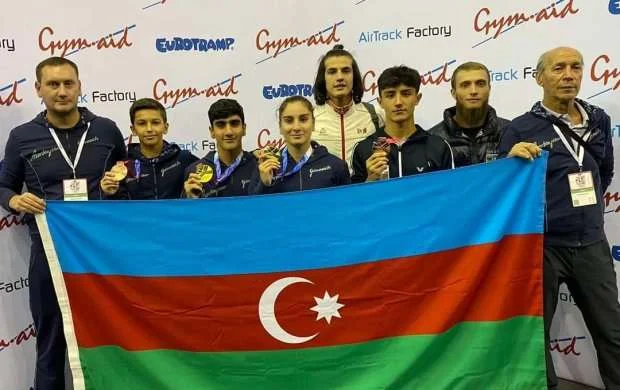 Azərbaycan gimnastlarından Böyük Britaniyada 4 medal 