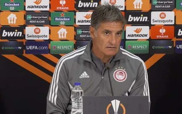 "Olimpiakos"un baş məşqçisi: "Qarabağ"dan topu almaq asan deyildi" 