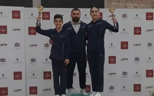 Gimnastlardan Latviyada qızıl medal 