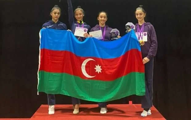 Azərbaycan bədii gimnastlarından Litvada qızıl medal 