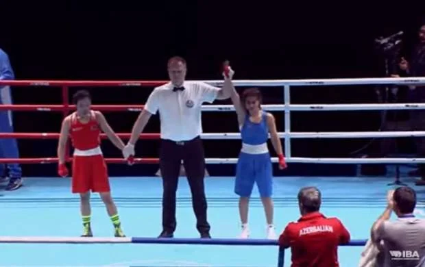 Qadın boksçumuz dünya çempionatının 1/4 finalında 