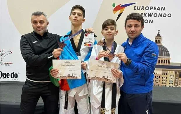 Taekvondoçularımızdan Avropa birinciliyində daha 2 medal 