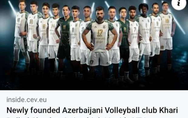 CEV Şuşa komandasından yazdı 