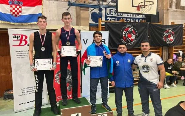 Azərbaycan millisi Xorvatiyada uğurlu çıxış etdi - FOTOLAR 