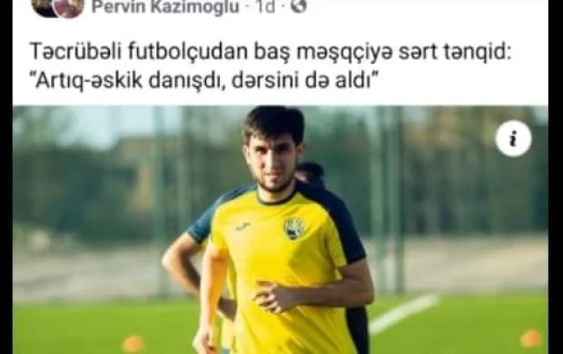 Mehman Allahverdiyev yenə "Kəpəz"i qarışdırır - FOTO 