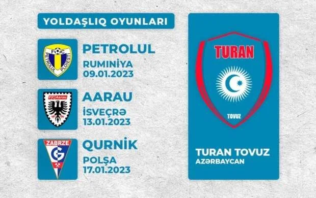 Antalyada Rumıniya, Polşa və İsveçrə klubları ilə qarşılaşacaq - “Turan Tovuz” 