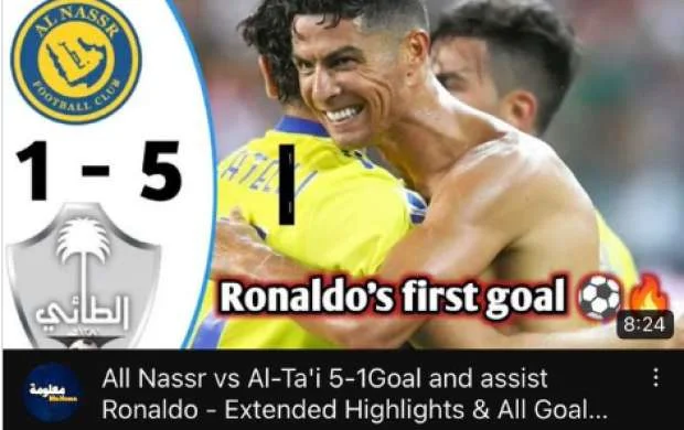 "Ronaldu "Əl-Nəsr"də qolla debüt etdi" - İzlənmə rekordu qıran VİDEO 