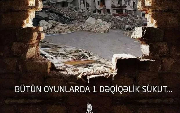 AFFA-nın keçirdiyi liqalarda zəlzələ qurbanlarının xatirəsi yad ediləcək 