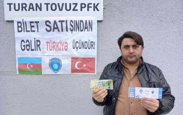 "Turan Tovuz" - "Kəpəz" matçına 500 manata bilet aldılar 