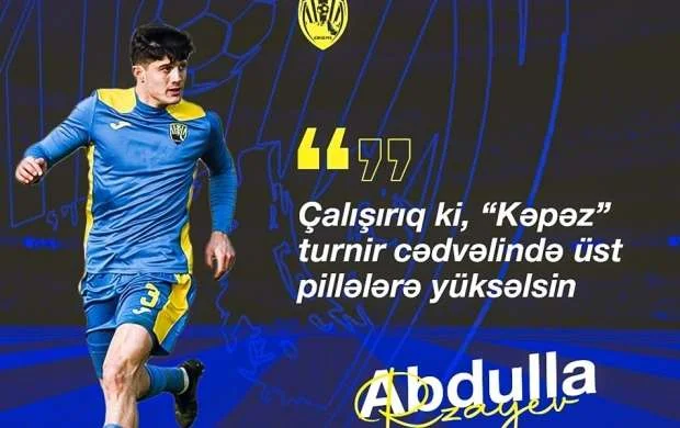“Kəpəz”in futbolçusu: “Məqsədimiz derbidə üç xal qazanmaqdır” 