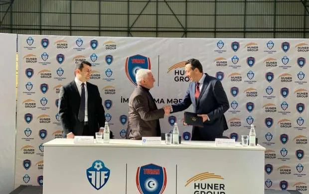 "Huner Group" "Turan Tovuz"la sponsorluq müqaviləsi imzaladı 