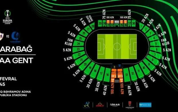 “Qarabağ” - “Gent” matçına satılmış biletlərin sayı açıqlandı 