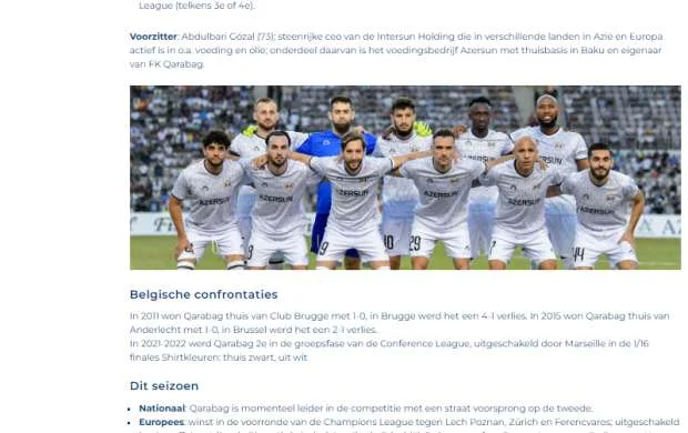 "Gent" "Qarabağ"ı tanıtdı, amma... - FOTO 