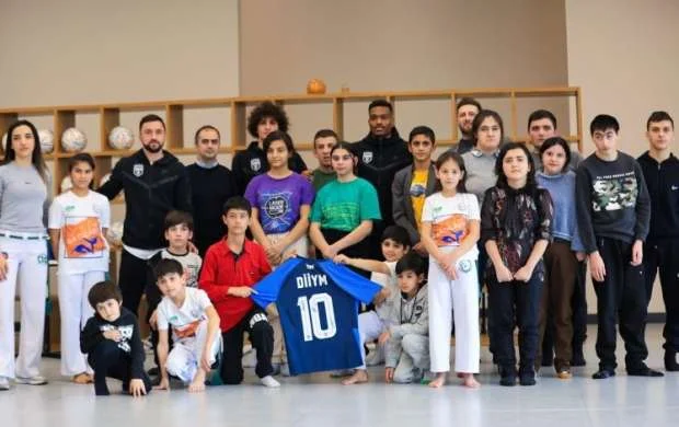“Sabah”ın futbolçuları DOST İnklüziv İnkişaf və Yaradıcılıq Mərkəzində - FOTOLAR 