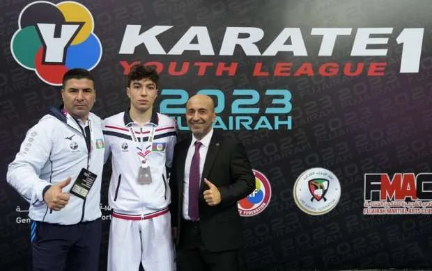 Azərbaycanlı karateçi BƏƏ-də gümüş medal qazandı 