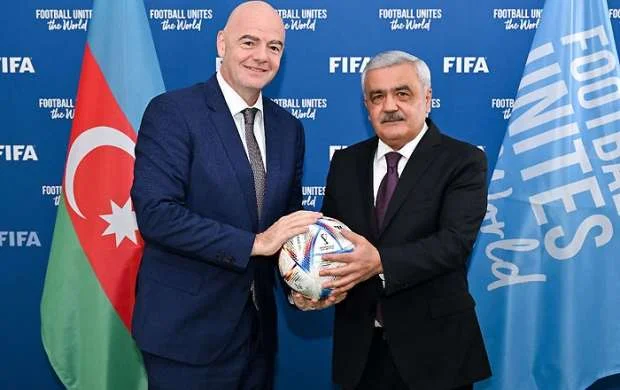 AFFA prezidenti İnfantino ilə görüşdü 
