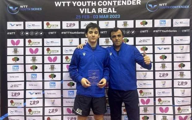 Stolüstü tennisçimiz Portuqaliyada medal qazandı 