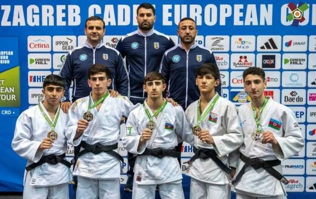 Azərbaycan cüdoçularından Avropa kubokunun ilk günündə 5 medal 