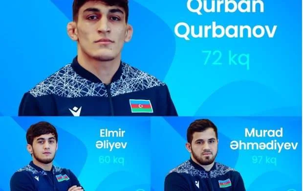 Üç güləşçimiz Avropa çempionu oldu 