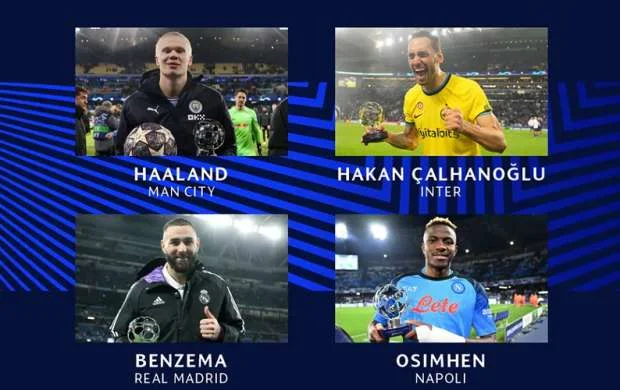Çempionlar Liqasında həftənin oyunçusu adına namizədlər 