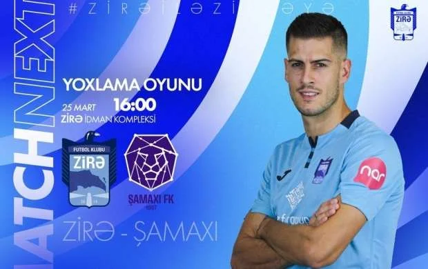 “Zirə” “Şamaxı”nı yoxlama matçında sınağa çəkəcək 