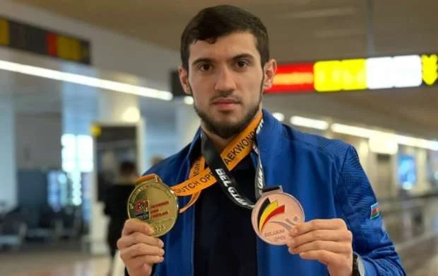 Taekvondoçularımız Belçikadan 3 medalla qayıdırlar 