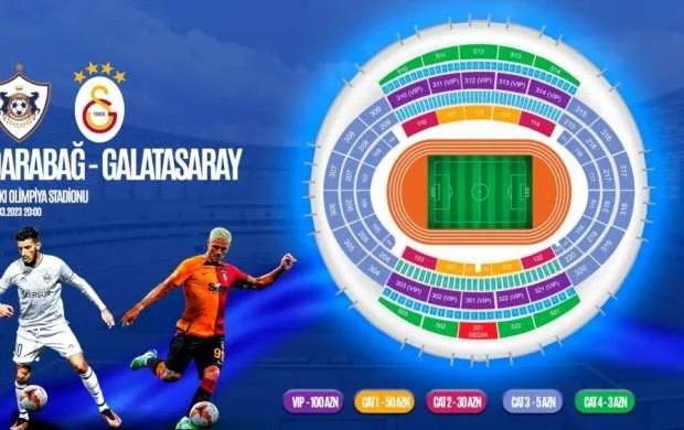 "Qarabağ" - "Qalatasaray" matçına bu sayda bilet qaldı - SON DURUM 