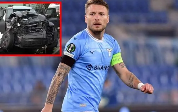 İtaliyalı futbolçu avtomobilini tramvaya çırpdı 