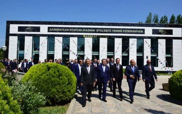 "Heydər Əliyev ili"nə töhfə olaraq yeni stolüstü tennis zalı istifadəyə verilib 