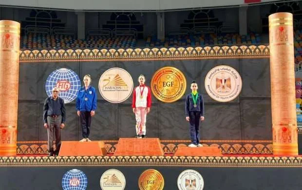 Gimnastlarımız Misirdə iki medal qazandılar 