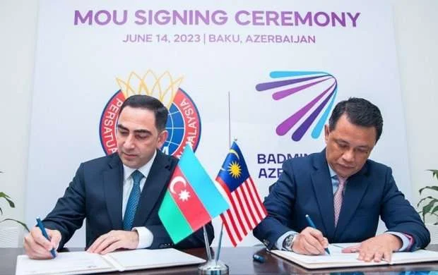 ABF-lə Malayziya Badminton Federasiyası arasında əməkdaşlıq memorandumu imzalandı 