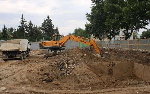 “Turan Tovuz”un stadionunda yenidənqurma işlərinə start verildi - FOTOLAR 