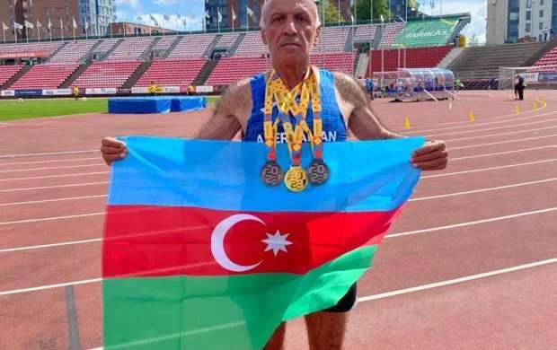 Azərbaycan atletindən Veteranların Avropa Oyunlarında 2 medal 
