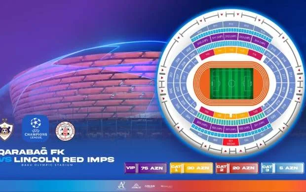 “Qarabağ” - “Linkoln” matçının biletləri satışa çıxarılır 