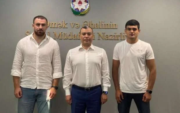 Sahil Babayev Avropa Oyunlarında medal qazanan boksçularla görüşdü 